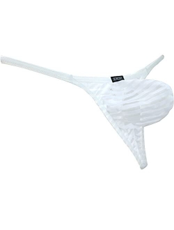 Men's Sexy Little Thong Underwear See Through Pouch G-String Under Panties