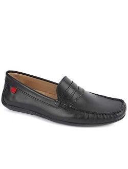 Mens Genuine Leather Casual Slip on Comfort Penny Driver Loafer