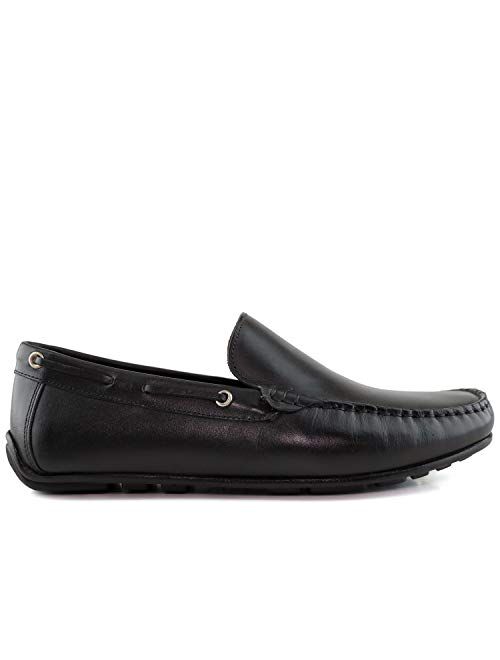 Marc Joseph New York MJNY Mens Casual Comfortable Genuine Leather Lightweight Driving Moccasins Classic Fashion Venetian Loafer Slip On Breathable Driving Loafer