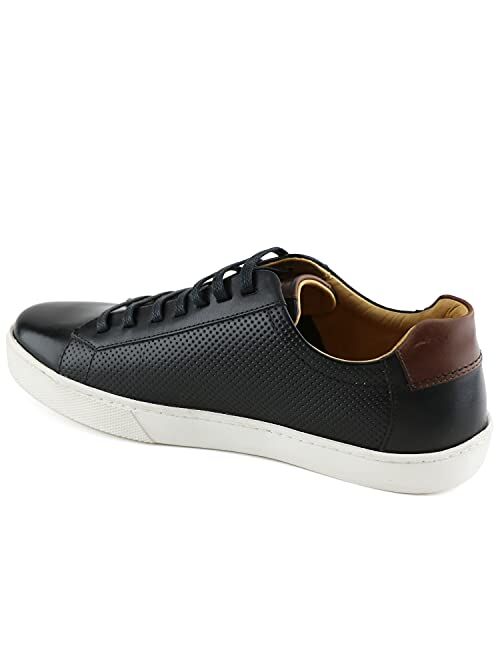 MARC JOSEPH NEW YORK Mens Fashion Sneakers Non Slip Removable Insole Breathable Comfortable Classic Business Casual Laceup Shoes