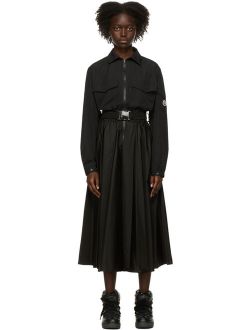 Moncler Black Belted Dress