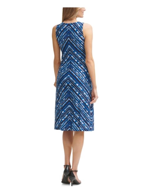 Jessica Howard Tie-Dyed Midi Dress