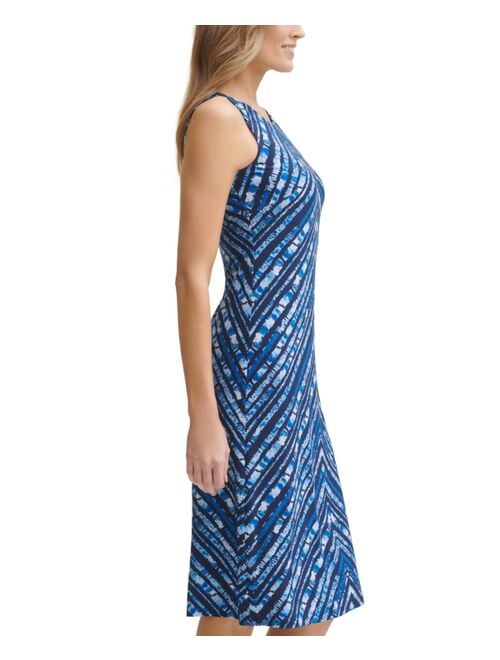 Jessica Howard Tie-Dyed Midi Dress