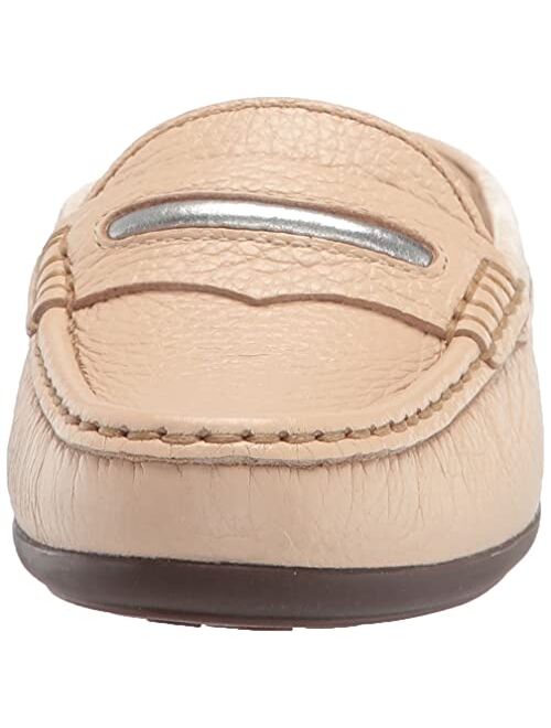MARC JOSEPH NEW YORK Women's Leather Made in Brazil Luxury Mule Slide with Penny Detail