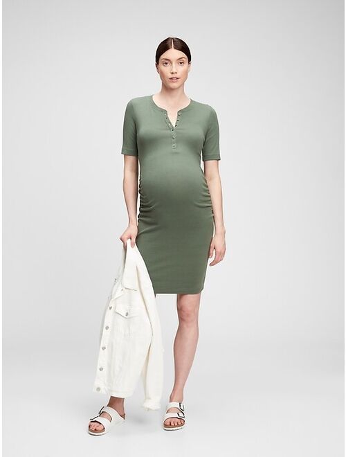 GAP Maternity Modern Henley Dress
