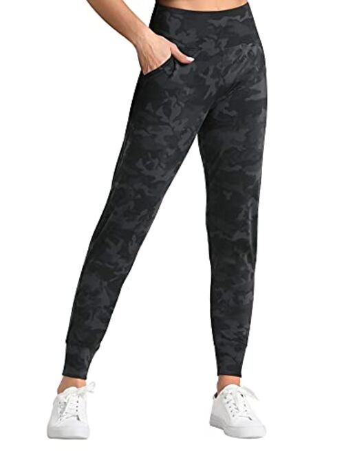 PHISOCKAT Women's Joggers with Pockets, High Waist Athletic Joggers for Women, Extra Comfy Running Yoga Leggings Joggers