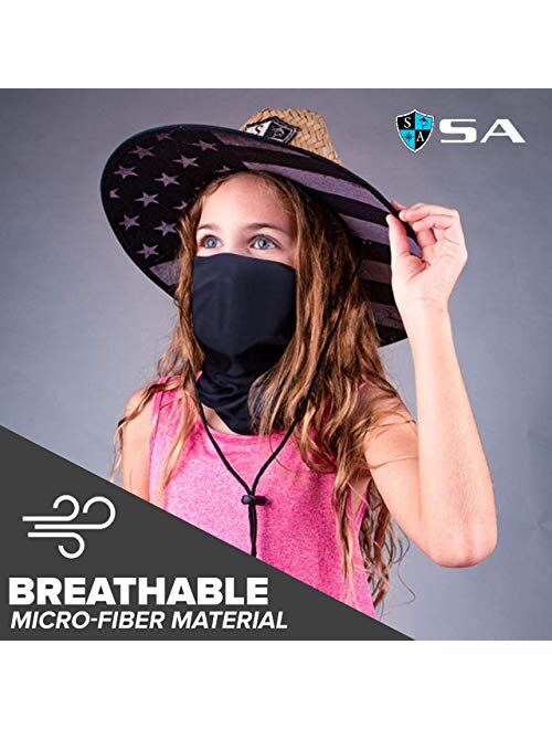 S A Store S A 5-Pack of Multipurpose UV Kids Face Shield for Boys & Girls