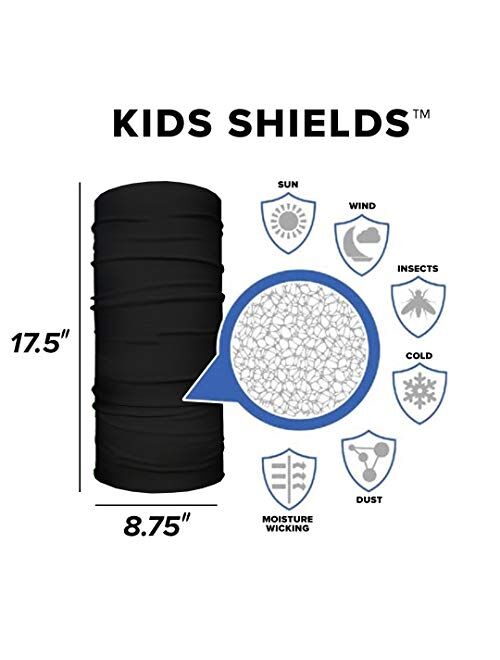 S A Store S A 5-Pack of Multipurpose UV Kids Face Shield for Boys & Girls