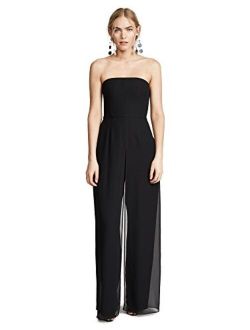 Heritage Women's Strapless Jumpsuit with Flowy Pants