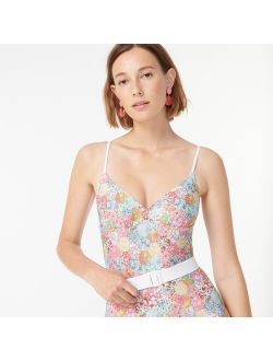 Belted one-piece in Liberty® Patchwork Dream floral