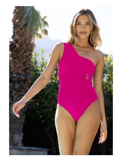 Trina Turk Monaco Asymmetrical One-Piece Swimsuit