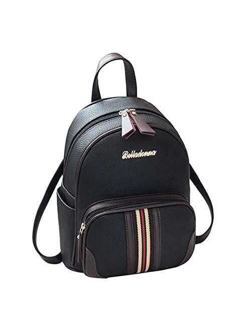 Aeeque Women's Mini Backpack Purse Casual Small Daypack School Backpack Bookbag