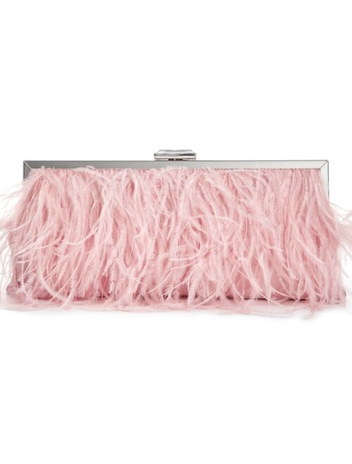 INC International Concepts Carolyn Feather Pouch Clutch, Created for Macy's