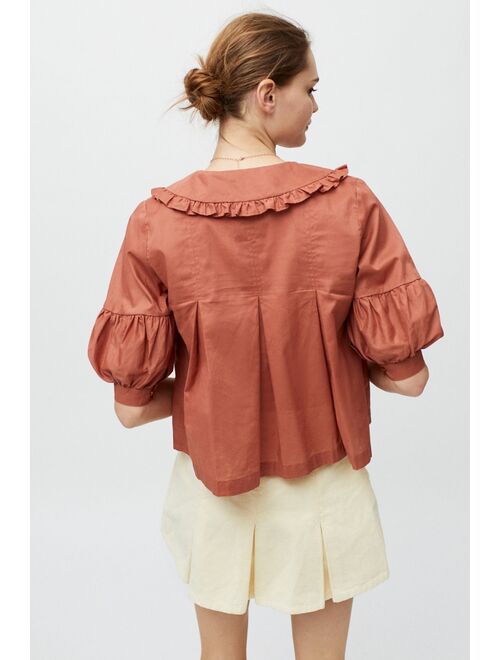 Urban outfitters UO Fionna Collared Babydoll Blouse