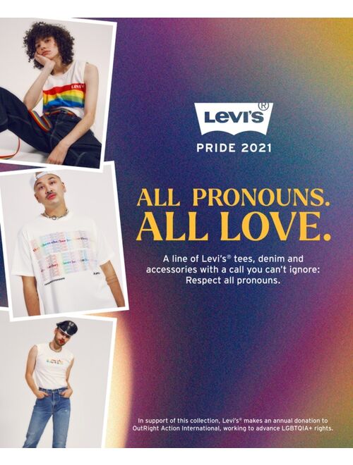 Levi's Pride Liberation Overall Shorts