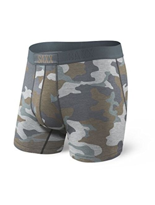 Saxx Underwear Men's Boxer Briefs Vibe Boxer Briefs with Built-in Ballpark Pouch Support Underwear for Men