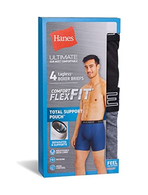Hanes Ultimate Men's Total Support Pouch Boxer Brief underwear