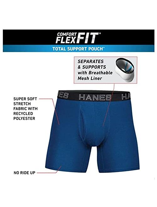 Hanes Ultimate Men's Total Support Pouch Boxer Brief Underwear
