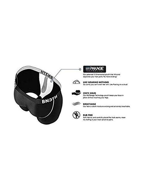 BN3TH Men's Classic Boxer Briefs - Breathable Underwear with Our Patented Three-Dimensional MyPakage Pouch Underwear