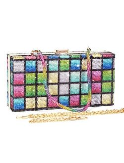 Clutch Purse for Women Crystal Evening Bags and Clutches Rhinestone Evening Handbags