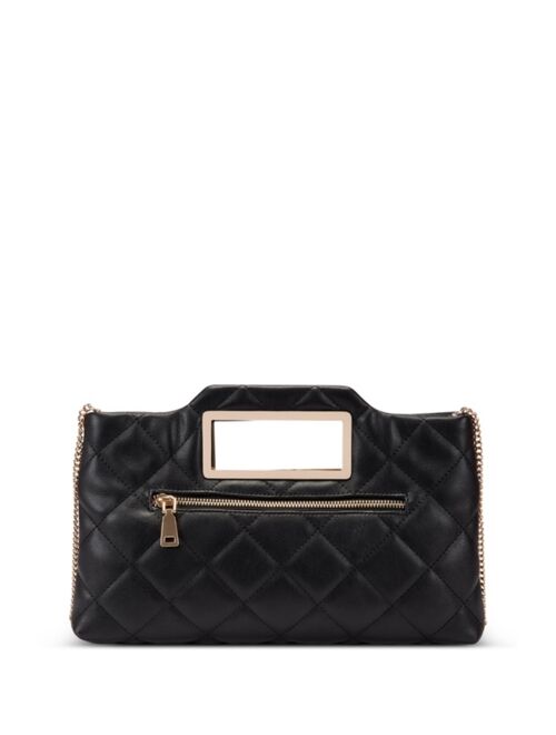 INC International Concepts Juditth Quilted Handle Clutch, Created for Macy's
