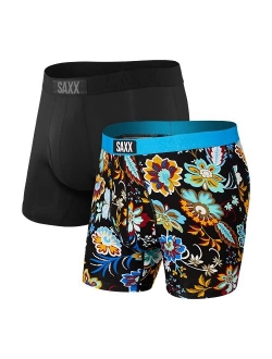 Men's Underwear - ULTRA Boxer Briefs with Built-In BallPark Pouch Support Pack of 2
