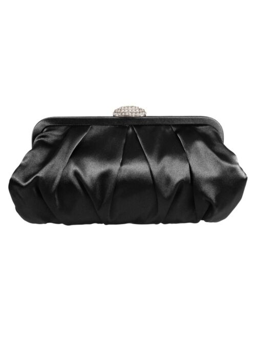 Buy Nina Concord Pleated Frame Clutch With Pave Clasp online | Topofstyle