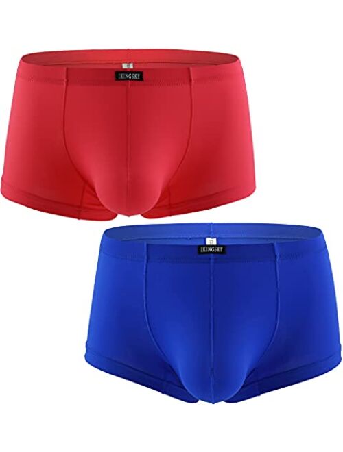 iKingsky Men's Bluge Boxer Briefs U-Hance Pouch Mens Stretch Underwear