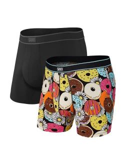 Men's Underwear - DAYTRIPPER Mens Underwear - Boxer Briefs with Built-In BallPark Pouch Support Pack of 2
