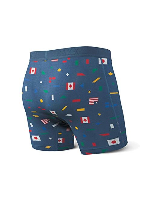 Saxx Underwear Men's Boxer Briefs – Vibe Boxer Briefs with Built-in Ballpark Pouch Support – Underwear for Men, Discontinued