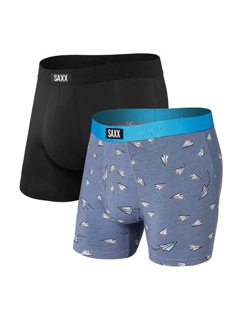 SAXX Men's Underwear – UNDERCOVER Boxer Briefs with Built-In BallPark Pouch Support – Pack of 2