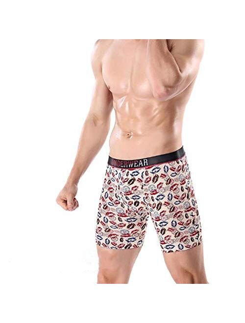 BenU Men's Vibe Boxer Briefs Underwear with Ballpark Pouch Support Sport