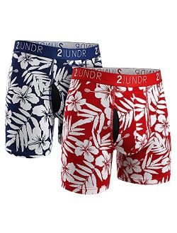 2UNDR Men's 2 Pack Swing Shift 6" Ball Supporting Boxer Brief