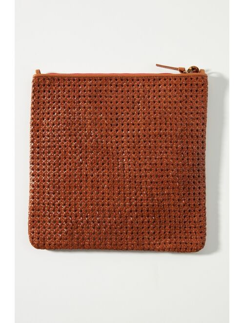 Clare V. Leather Rattan Clutch
