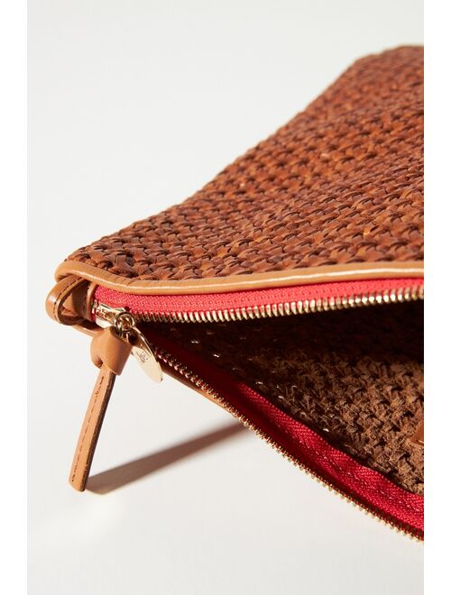 Clare V. Leather Rattan Clutch