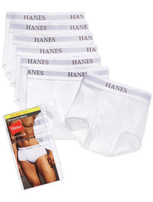 Hanes Men's Briefs 6-Pack + 1 Extra Bonus Pair