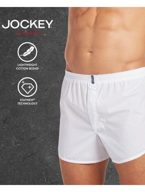 Jockey Men's Underwear, Classic Tapered Boxer 4 Pack
