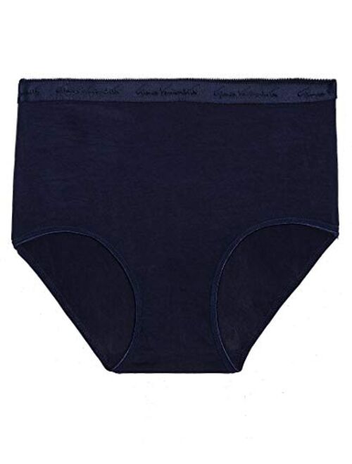 Gloria Vanderbilt Womens Full Coverage Underwear Ultra Soft Tagless Panties for Women Briefs