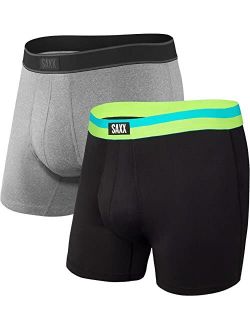 Sport Mesh BallPark Pouch Support Boxer Brief Fly 2-Pack