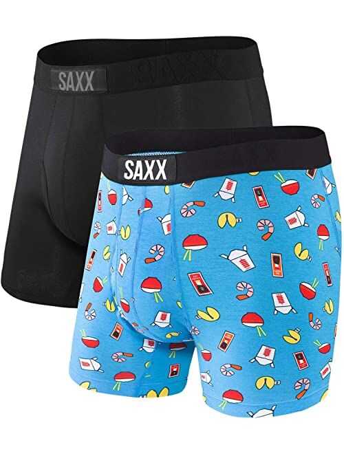 Saxx Quest BallPark Pouch Support Boxer Brief Fly 2-Pack