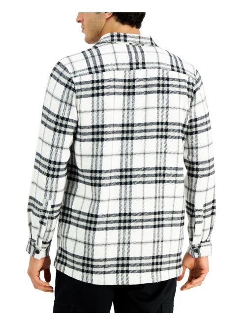 INC International Concepts Men's Regular-Fit Yarn-Dyed Plaid Shirt, Created for Macy's