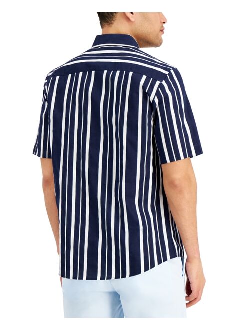 Alfani Men's Vertical Striped Shirt, Created for Macy's