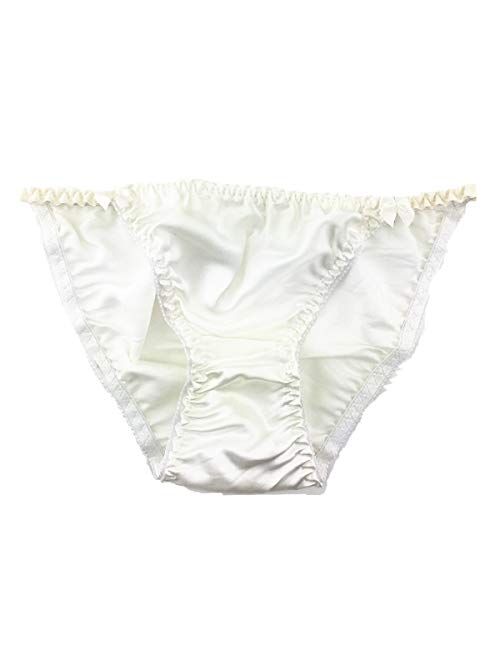 Colorful Star 4 Pack Women's Sexy Pure Silk Panties
