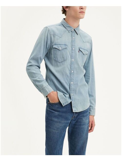 Levi's Men's Classic Clean Standard Fit Denim Western Shirt