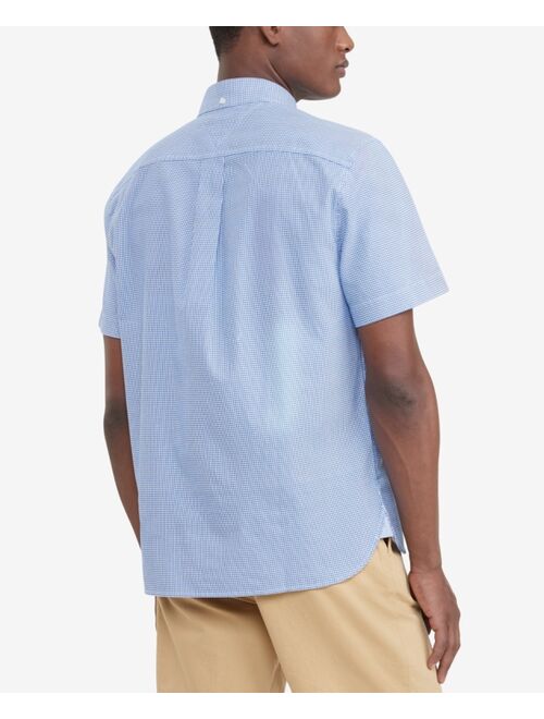 Tommy Hilfiger Men's Custom-Fit TH Flex Stretch Ike Geo-Print Shirt