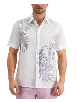 Men's Stripe Linen Shirt, Created for Macy's