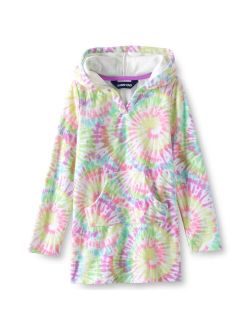 Girls 7-16 Lands' End Hooded Swim Cover-up