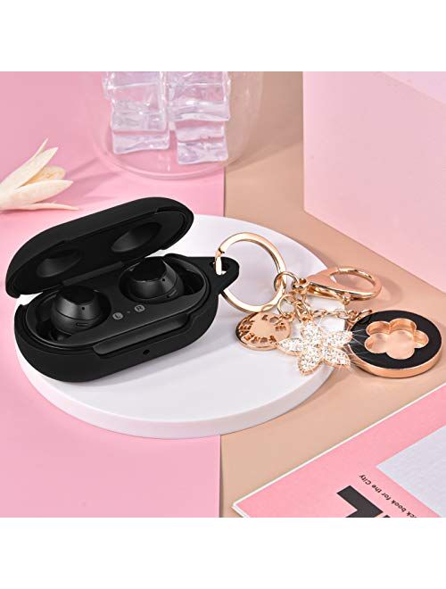 VISOOM Silicone Case Compatible with Samsung Galaxy Buds Plus / Galaxy Buds - 2021 Soft Carrying Case Protective Wireless Charging Cover Skin with Galaxy Earbuds Accessor