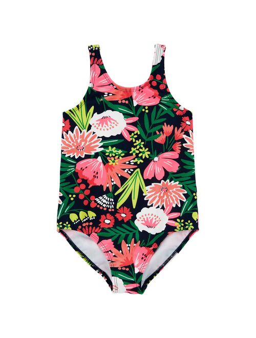 Toddler Girl Carter's Floral One-Piece Swimsuit