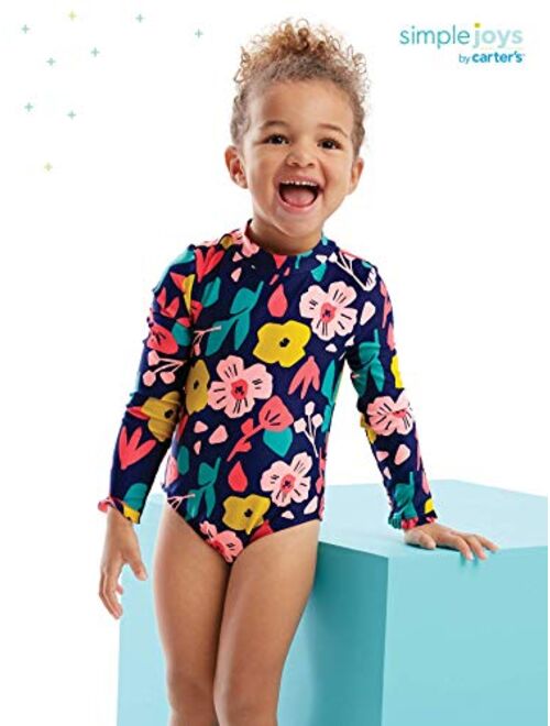 Simple Joys by Carter's Baby and Toddler Girls' Assorted Rashguard Sets